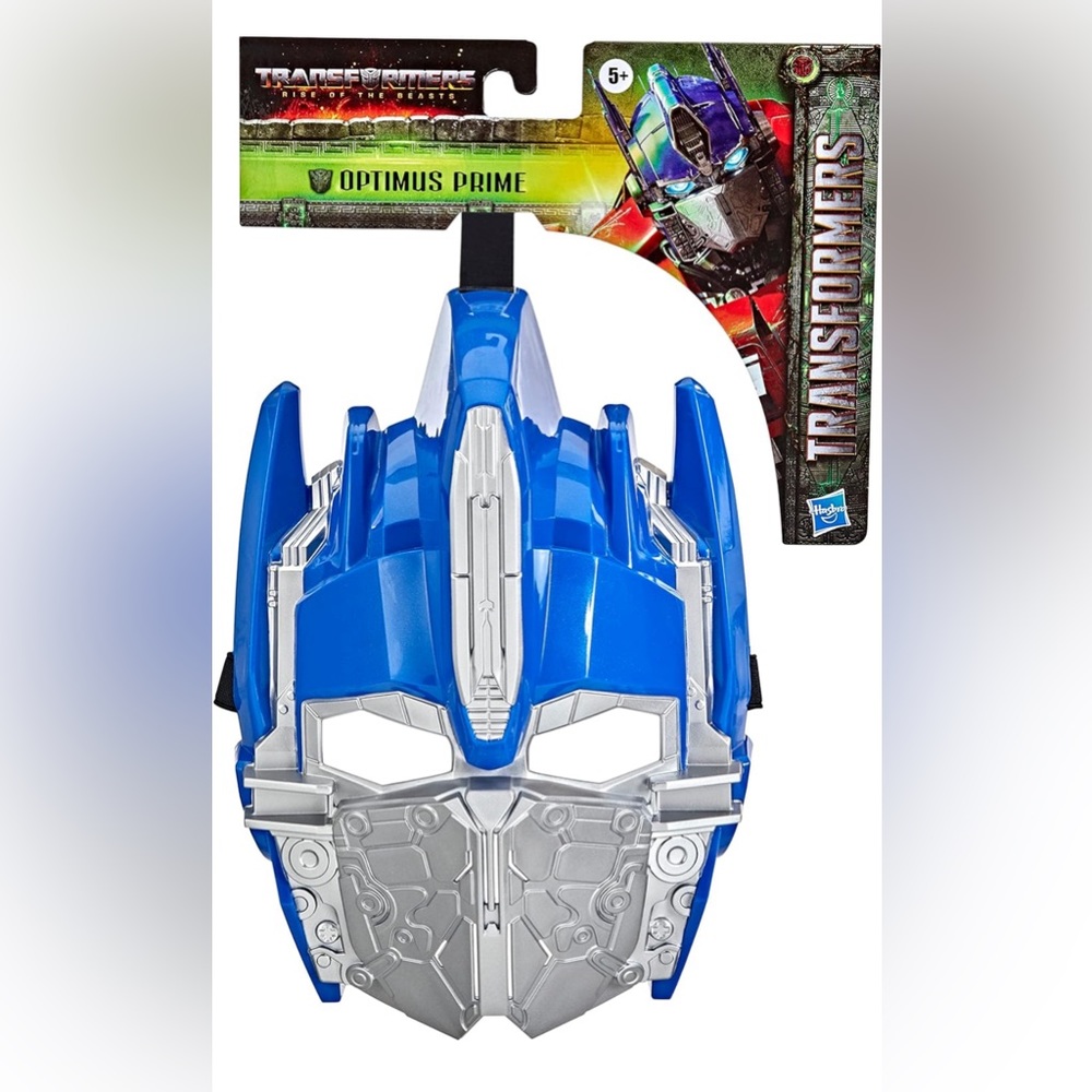 Transformers Optimus Prime Roleplay Costume Mask Ages 5+ NWT Blue